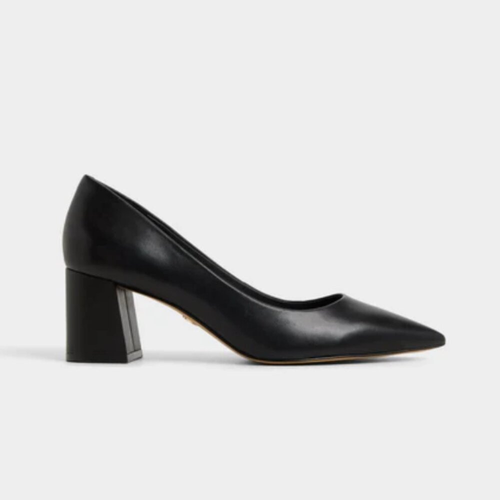 ALDO Leather Block Heels, Size 6, like new